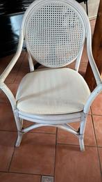 Brocante witte stoelen, Antiek en Kunst, Ophalen of Verzenden