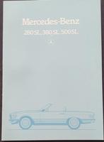 Mercedes Benz 280SL, 380SL en 500SL brochure 1981, Ophalen of Verzenden, Zo goed als nieuw, Mercedes
