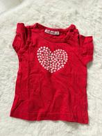 Rood Bubbabloe shirtje maat 68, Kinderen en Baby's, Babykleding | Maat 68, Ophalen of Verzenden, Zo goed als nieuw, Meisje, Shirtje of Longsleeve