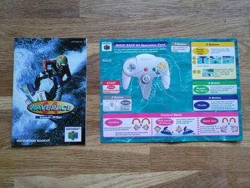 Nintendo 64 Wave Race 64 handleiding - N64 beschikbaar voor biedingen