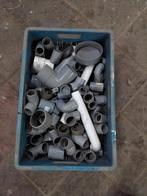 Krat vol PVC hulpstukken 32 & 40 mm, Ophalen, Bochten, Pvc, Nieuw
