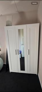 Ikea Brimnes 3-deurs kledingkast 117x190cm, Huis en Inrichting, Ophalen, Overige materialen, Gebruikt, 100 tot 150 cm