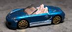 2012 Porsche Boxster Spyder blauw Hotwheels, Hobby en Vrije tijd, Modelauto's | Overige schalen, Gebruikt, Ophalen of Verzenden