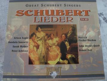 7 CD BOX SCHUBERT-LIEDER. beschikbaar voor biedingen