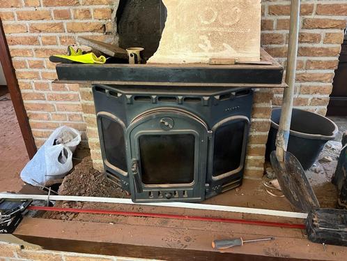 Houtkachel inbouw Stayer met stalen frame, Huis en Inrichting, Haarden, Gebruikt, Houthaard, Ophalen of Verzenden
