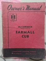 Handleiding Mc Cormick Farmall Cub, Ophalen of Verzenden, Gelezen, Tractor en Landbouw