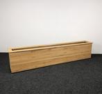 Massief Eiken Plantenbak - Verrijdbaar | 21638, Ophalen, 100 cm of meer, Nieuw, 60 cm of meer