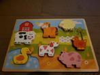 Puzzel boerderijdieren, Ophalen of Verzenden, Minder dan 10 stukjes, Gebruikt, 6 maanden tot 2 jaar