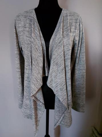 Zacht grijs gemeleerd stretch vest van My Style, maat M beschikbaar voor biedingen