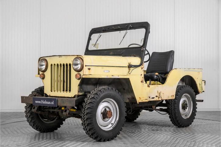 Willys CJ3 B M38A1 (bj 1955), Auto's, Jeep, Bedrijf, Te koop, Overige modellen, Diesel, SUV of Terreinwagen, Handgeschakeld, Geïmporteerd