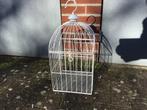 Witte decoratieve vogelkooi, Ophalen, Zo goed als nieuw