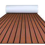Eva Teak Foam Pro Series - Donkerbruin met Zwarte Lijnen, Watersport en Boten, Ophalen of Verzenden, Nieuw, Zeilboot of Motorboot