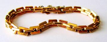 Prachtige Vintage Monet armband 18K verguld beschikbaar voor biedingen