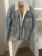 Levi’sw sherpa spijkerjas trucker maat L Z.g.a.n., Ophalen of Verzenden, Zo goed als nieuw, Blauw