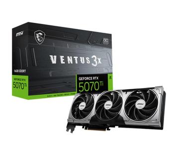 MSI GeForce RTX 5070 Ti VENTUS 3X OC - 16GB GDDR7  Garantie! beschikbaar voor biedingen