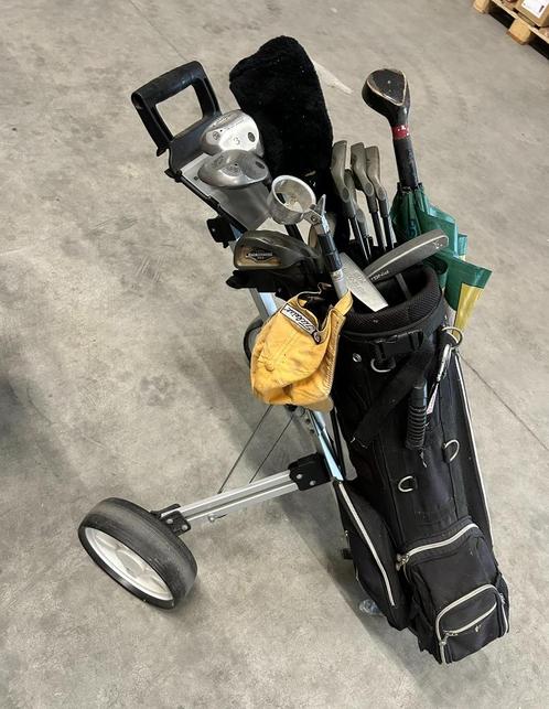 Complete Callaway golftas met clubs + trolley ️, Sport en Fitness, Golf, Gebruikt, Set, Callaway, Ophalen