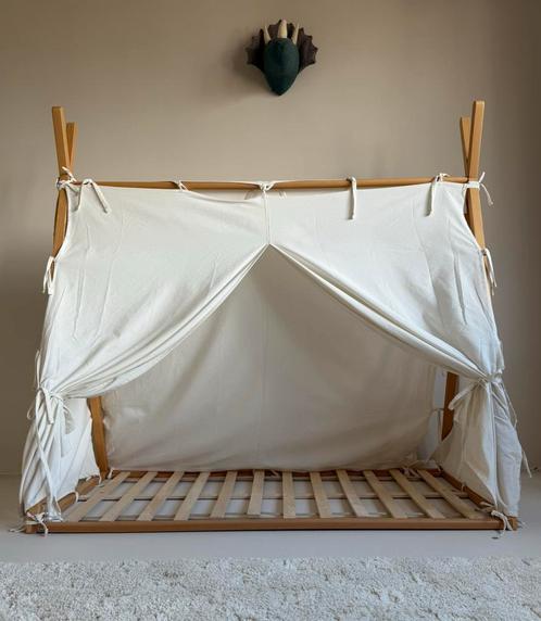 Peuterbed - kinderbed - tipi bed - tent bed, Kinderen en Baby's, Kinderkamer | Bedden, Zo goed als nieuw, 180 cm of meer, 70 tot 85 cm