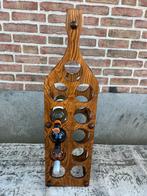 Vintage wijnrek voor 11 wijnflessen, Huis en Inrichting, Gebruikt, 5 tot 15 flessen, Ophalen of Verzenden, 75 cm of meer