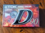3x cassettebandjes TDK D90 IEC I/Type I nieuw/geseald, 2 t/m 25 bandjes, Ophalen of Verzenden, Nieuw in verpakking, Origineel