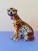 Vintage Italiaanse panter van keramiek, Verzamelen, Ophalen of Verzenden, Gebruikt, Dier