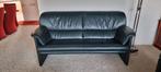 zwarte Leolux bank, Ophalen, Gebruikt, Klassiek, 150 tot 200 cm
