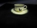Espresso Kop en schotels Kip Haan servies, Info@detagrijn.com, Overige materialen, Nieuw, Ophalen of Verzenden