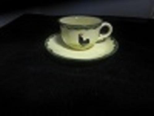 Espresso Kop en schotels Kip Haan servies, Huis en Inrichting, Keuken | Servies, Nieuw, Kop(pen) en/of Schotel(s), Overige stijlen