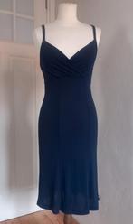 Navy blauw cocktail jurkje King Louie Maat XS / 34, Blauw, Ophalen of Verzenden, Zo goed als nieuw, Knielengte