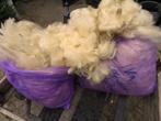 Schapenwol zachte Spinwol Spinnen spinnewielen laatse 1500gr, Hobby en Vrije tijd, Ophalen of Verzenden, Nieuw, Spinwol