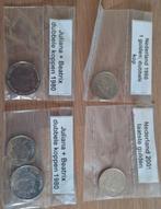 6x munten nederland 2001/3x 1980, Ophalen, Koningin Beatrix