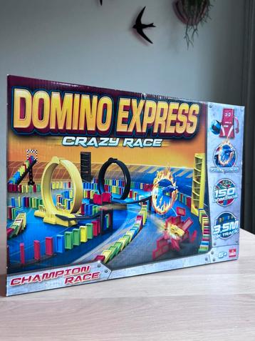 Domino Express, crazy race, domino set in doos. beschikbaar voor biedingen