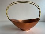 Vintage Koper Messing Gehamerd Schaal Bonbonniere Jaren 50, Ophalen of Verzenden, Koper
