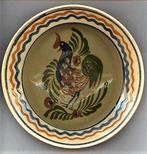 Mooi antiek Hongaars wandbord met haan (93), Ophalen