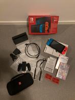 Nintendo Switch + beschermhoes en 2 spellen, Met games, Ophalen of Verzenden, Zo goed als nieuw, Switch Original