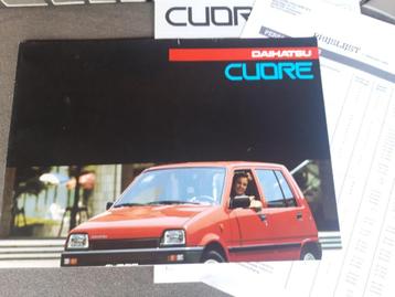 folder Daihatsu Cuore 1988 - Nederlands beschikbaar voor biedingen