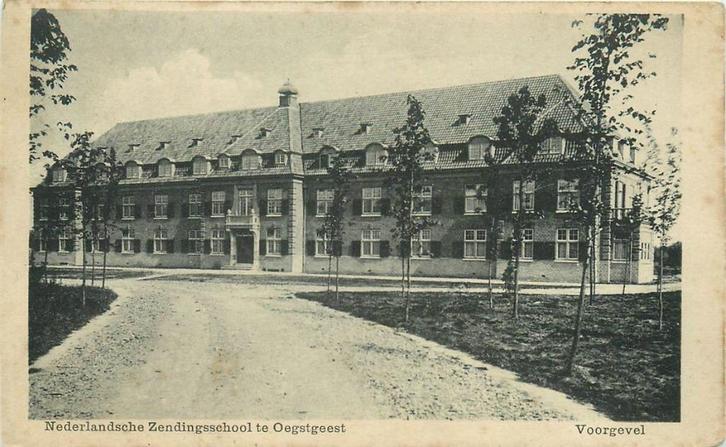 701120017 Oegstgeest Nederlandsche Zendingsschool, Verzamelen, Ansichtkaarten | Nederland, Zuid-Holland, Voor 1920, Verzenden