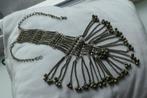 Antieke zilveren Bedoeïenen Tassel ketting, Zilver, Verzenden