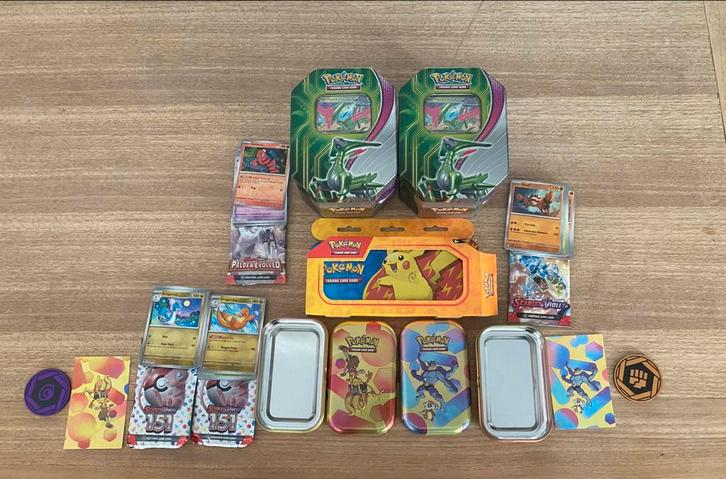 Pokemon tins collectie inclusief bulk!, Hobby en Vrije tijd, Verzamelkaartspellen | Pokémon, Zo goed als nieuw, Meerdere kaarten