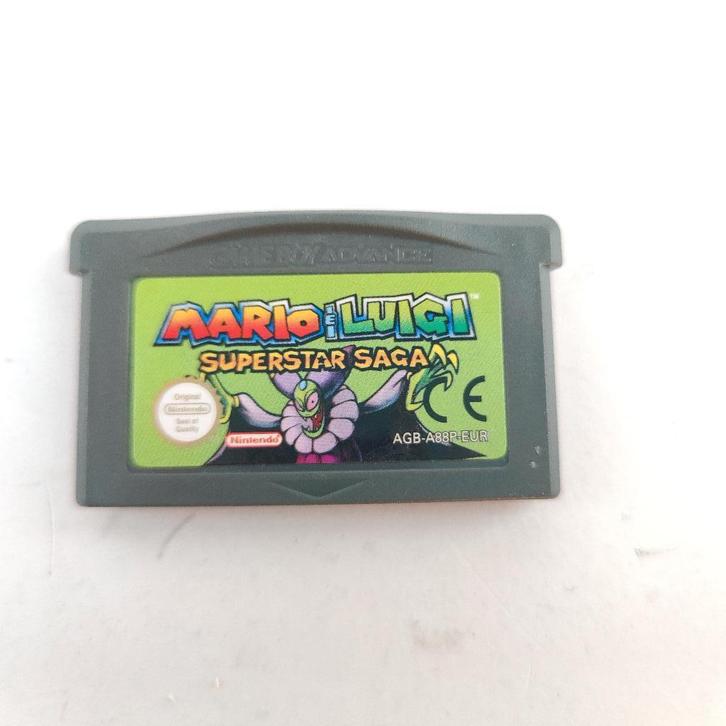 Mario & Luigi Superstar Saga gameboy advance, Spelcomputers en Games, Games | Nintendo Game Boy, Zo goed als nieuw, Avontuur en Actie