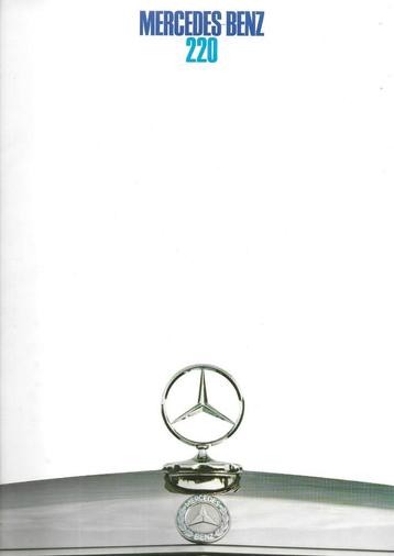 Mercedes Benz 220 brochure 1968 benzine beschikbaar voor biedingen