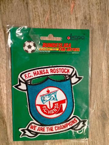 F.C. Hansa Rostock Bundesliga voetbal patch embleem kleding beschikbaar voor biedingen