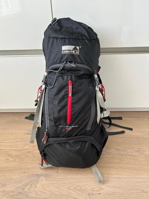 Backpack | High Peak Kilimanjaro 50L Black, Sieraden, Tassen en Uiterlijk, Tassen | Rugtassen, Gebruikt, Overige merken, 25 tot 40 cm