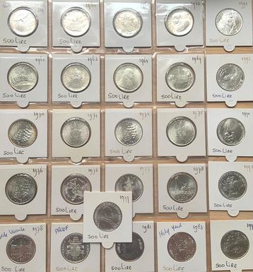 Vaticaan 26x 500 Lire UNC zilver beschikbaar voor biedingen