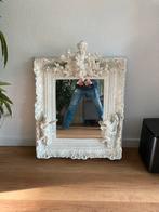 Brocante engeltjes spiegel, Minder dan 100 cm, Gebruikt, Rechthoekig, 50 tot 75 cm