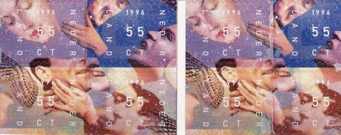 1996 - 8 december postzegels postfris waarde 55 cent, Postzegels en Munten, Postzegels | Nederland, Postfris, Na 1940, Ophalen of Verzenden
