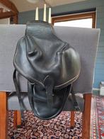Waterdichte zwart leren cavalerie zadeltassen, Dieren en Toebehoren, Ophalen of Verzenden
