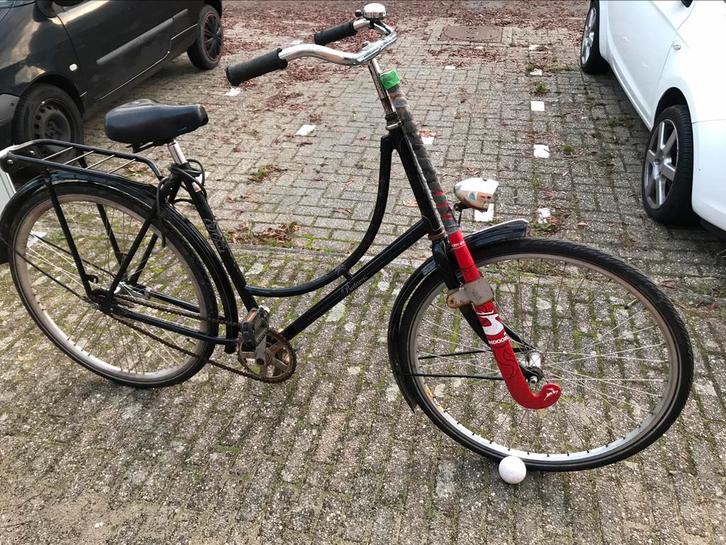 Alle fietsen 50,=!!Batavus Old Dutch(hockey)damesfiets!!, Fietsen en Brommers, Fietsen | Dames | Damesfietsen, Gebruikt, Batavus