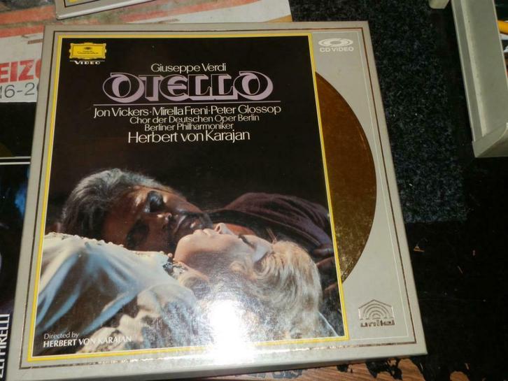 Laserdisc cd video classic Giuseppe Verdi Otello, Cd's en Dvd's, Vinyl | Klassiek, Zo goed als nieuw, Opera of Operette, 12 inch