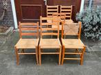 Vintage Noors design Aksel Hansson Scandinavisch stoel set/6, Huis en Inrichting, Stoelen, Vijf, Zes of meer stoelen, Riet of Rotan