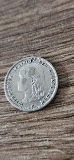 Zilveren 10 cent 1897 wilhelmina, Postzegels en Munten, Munten | Nederland, Zilver, Ophalen of Verzenden, 10 cent, Koningin Wilhelmina